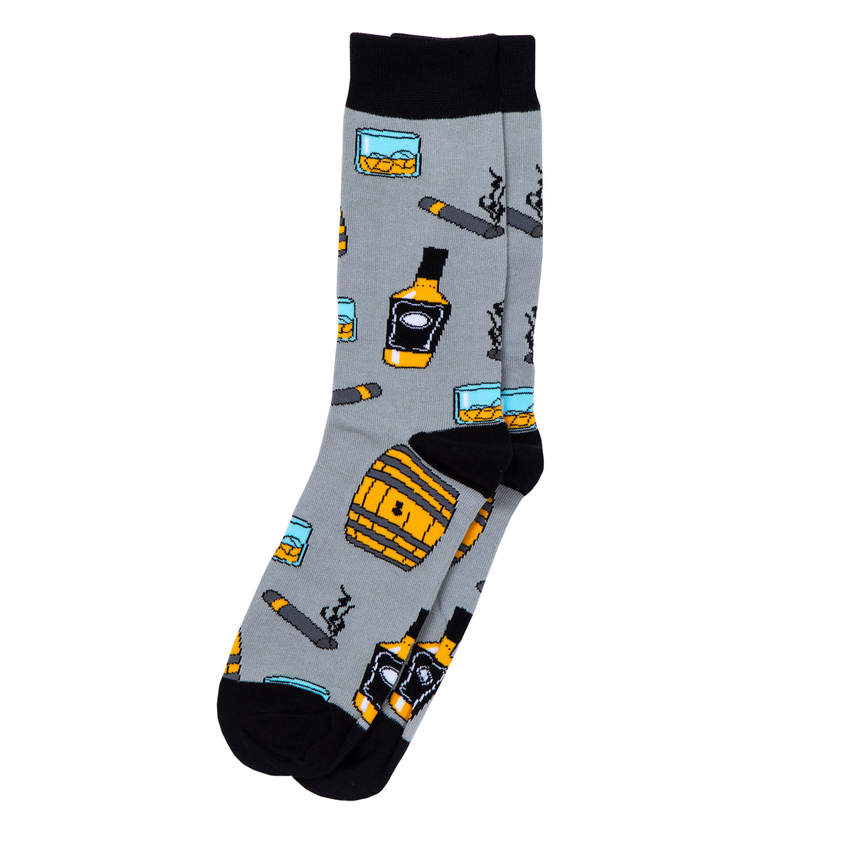 Men's "Whiskey & cigars "Socks Shop